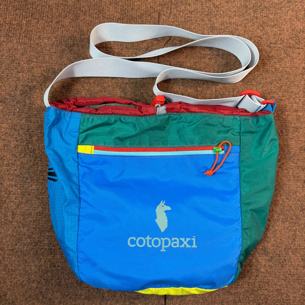 A+ fit Cotopaxi Taal Convertible Tote Bag Del Dia Crossbody Multi-Color Nylon